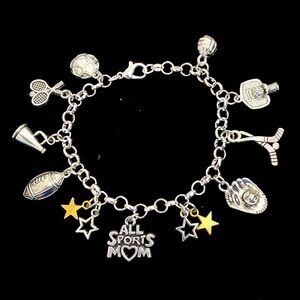 All Sports Mom Charm Bracelet